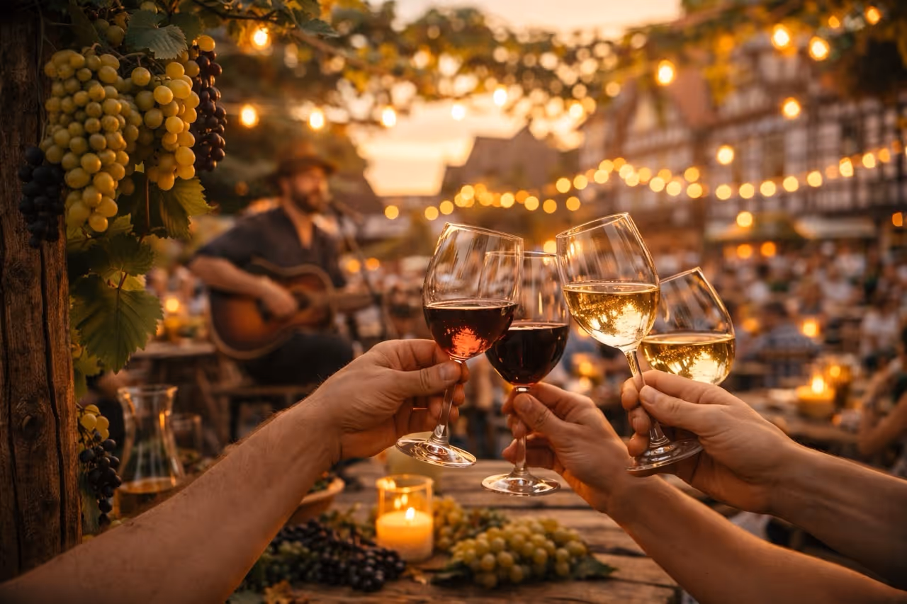 Möllner Weinfest auf dem Marktplatz