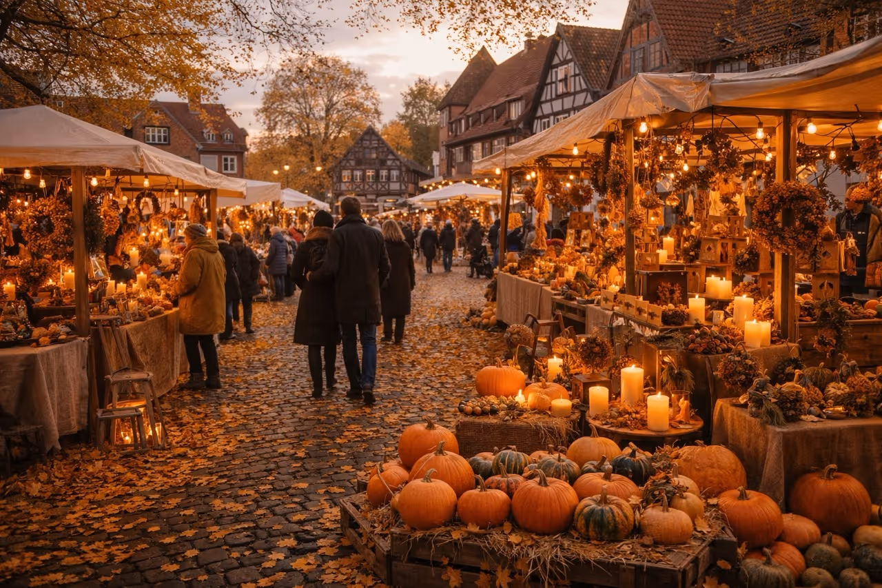 Herbstmarkt in der Möllner Innenstadt