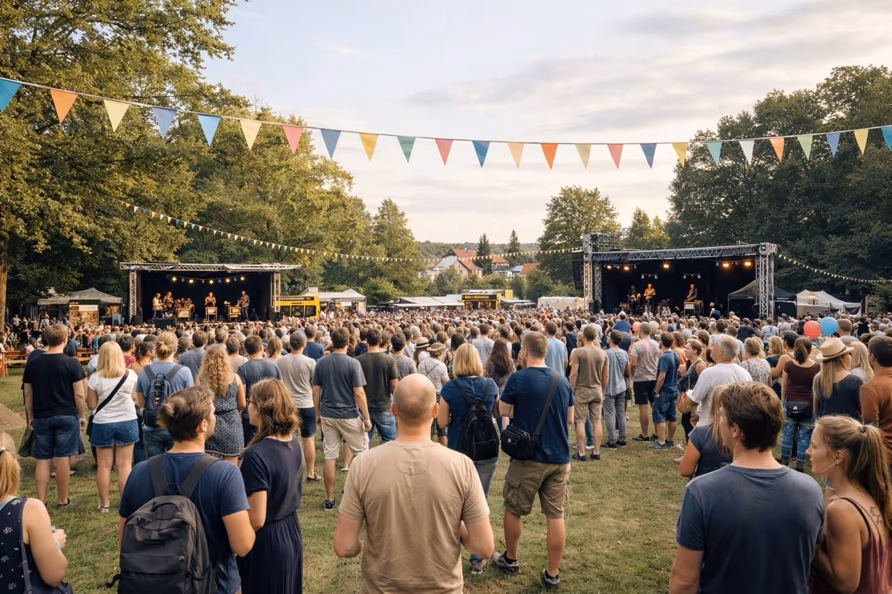 Kleinstadt-Open-Air Musikfestival im Kurpark Mölln