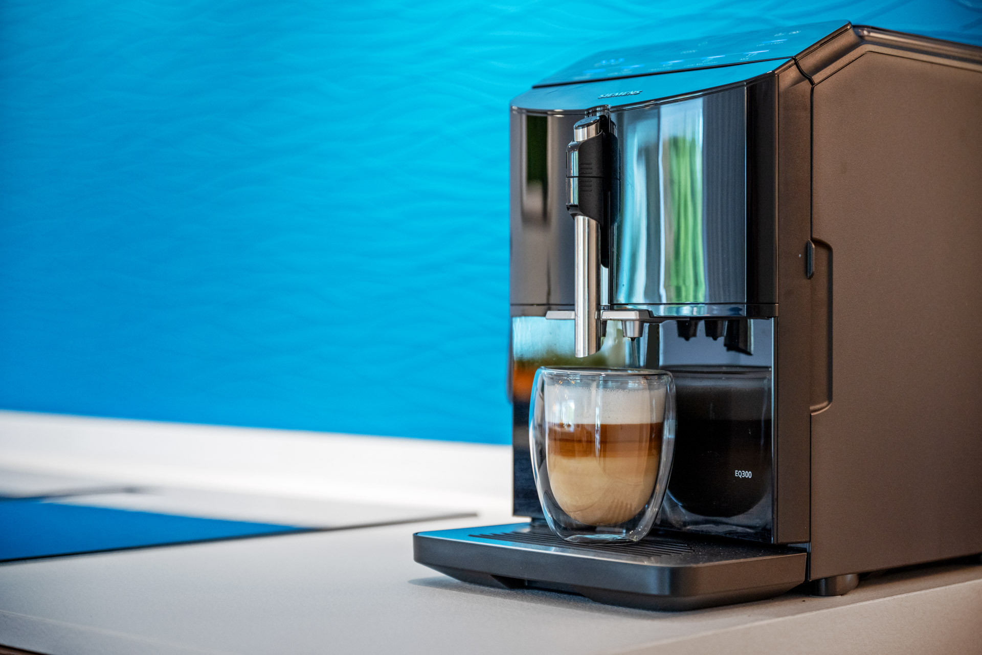 Kaffeevollautomat in der Küche der Ferienwohnung Eisvogel