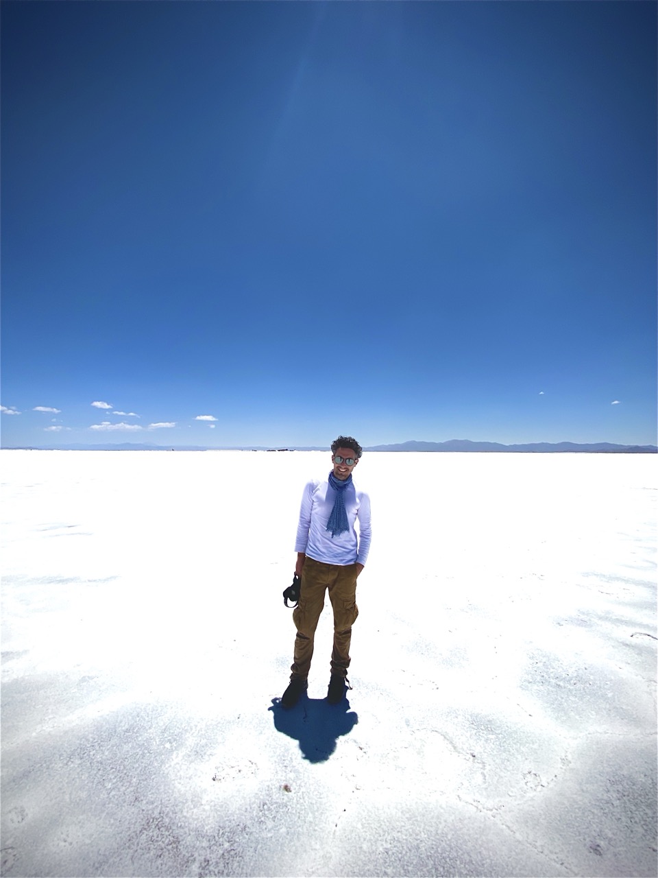 Moi sur la mer de sel