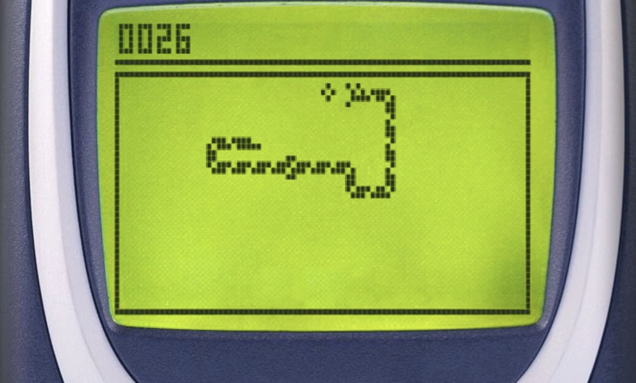 Jeu Snake sur téléphone