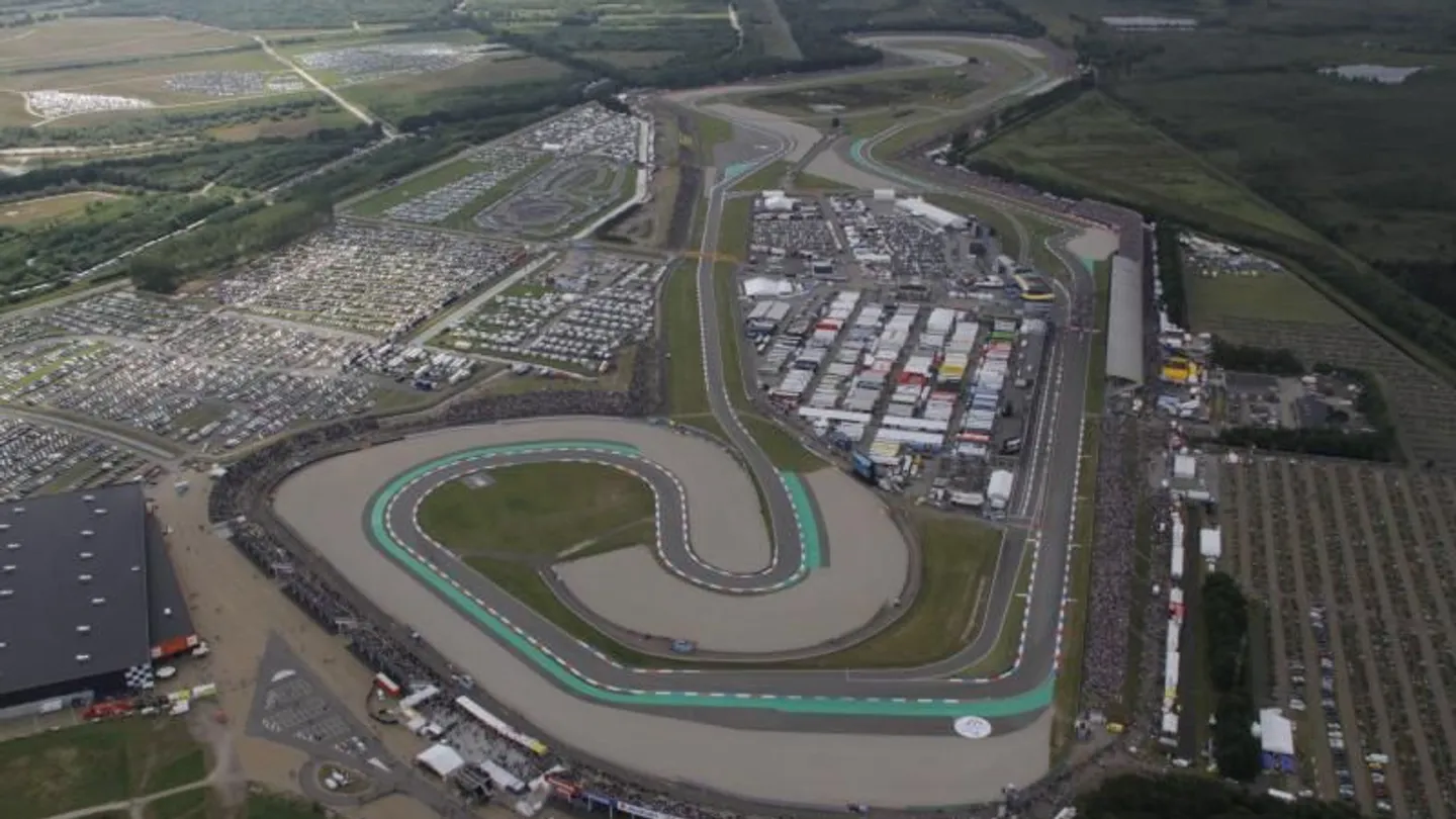 Circuit depuis un point haut