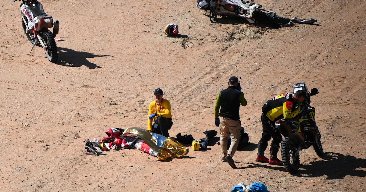 l'accident fatal qui a couté la vie à Paulo Gonçalves