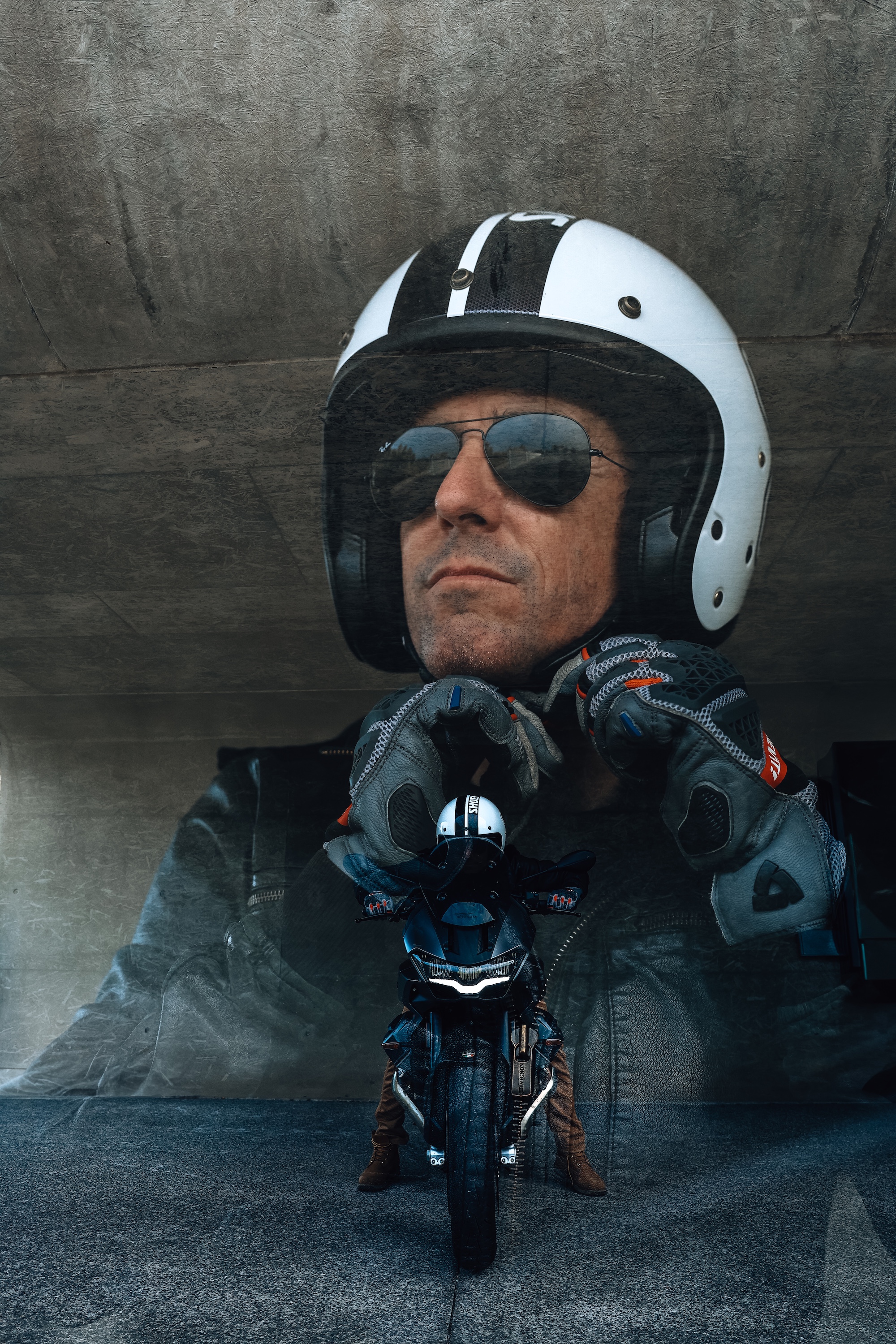 design de la  moto guzzi v100 mandello 