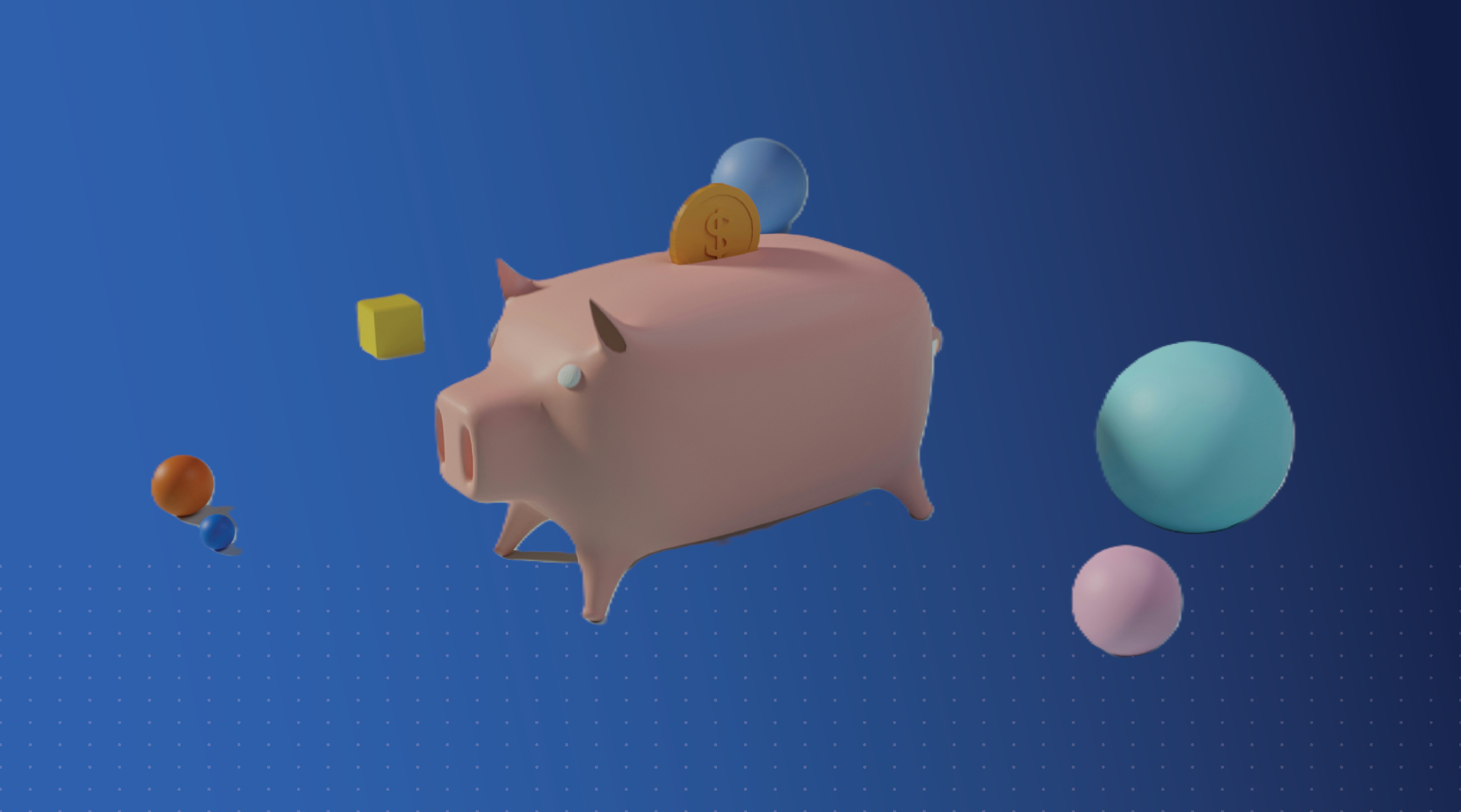 Piggy bank with coins symbolizing venture capital terms like valuation, liquidation preference, and ownership structure