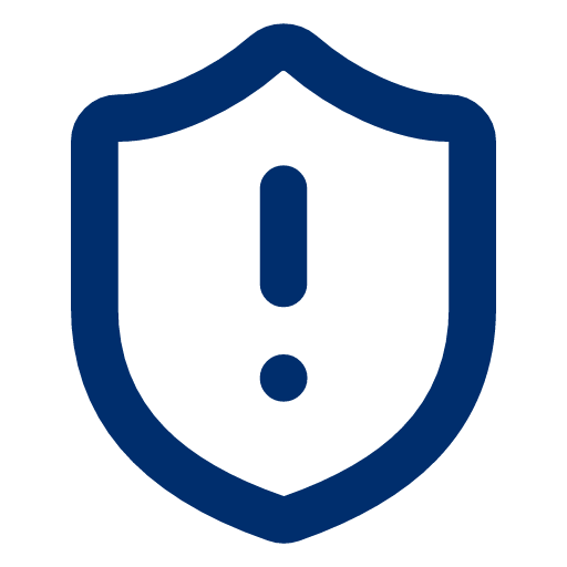 Shield alert icon