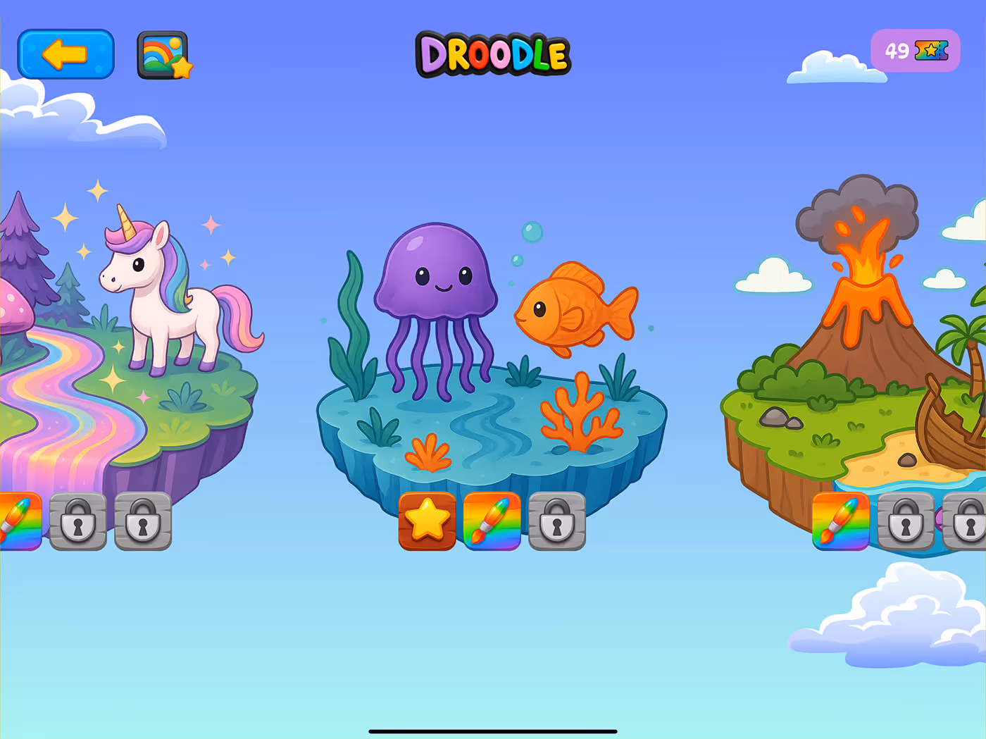 Droodle Kids App Create by Worlds