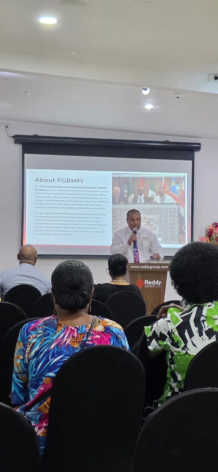 FGBMFI Fiji website launch