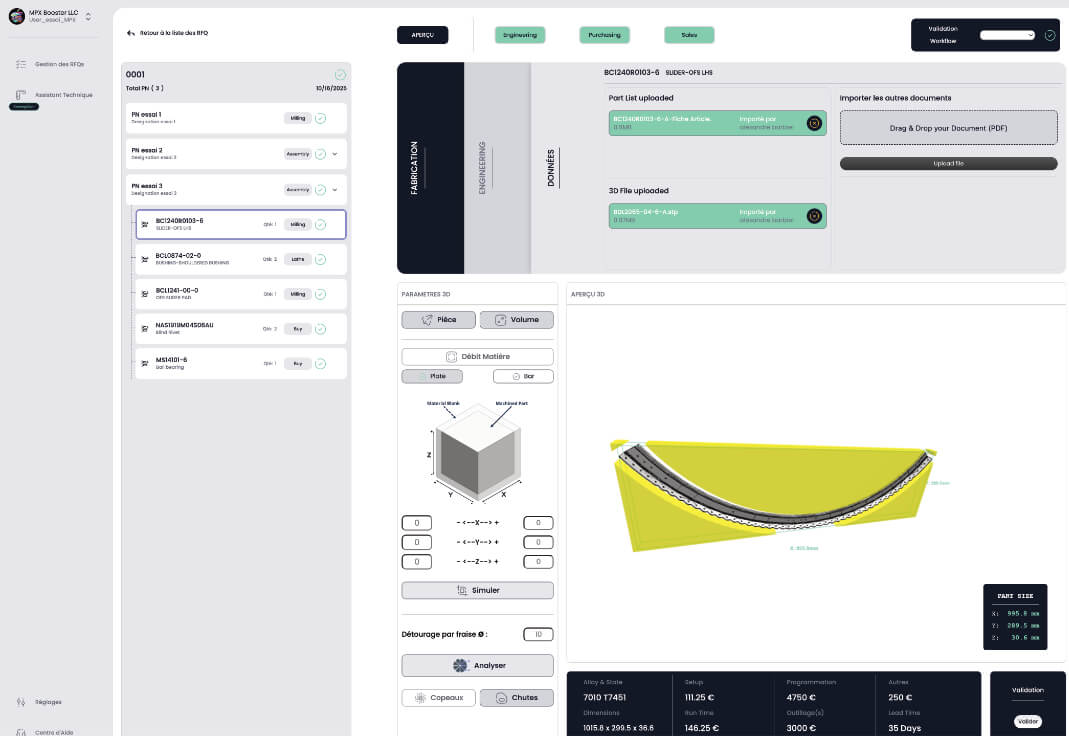 a screenshot of the MPX engine saas
