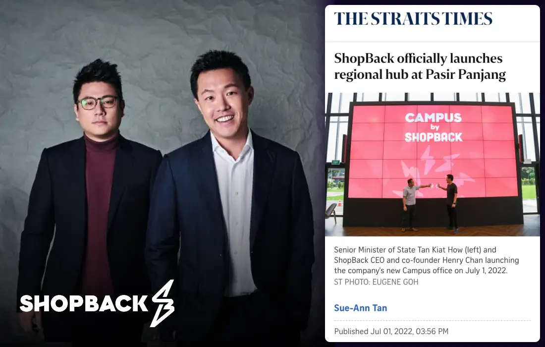 Alpha Story Client: News feature for Shopback in The Straits Times