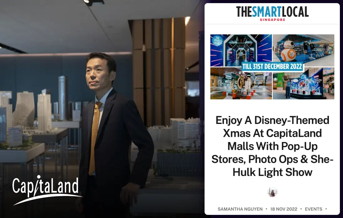 Alpha Story Client: News feature for Capitaland in The Smart Local
