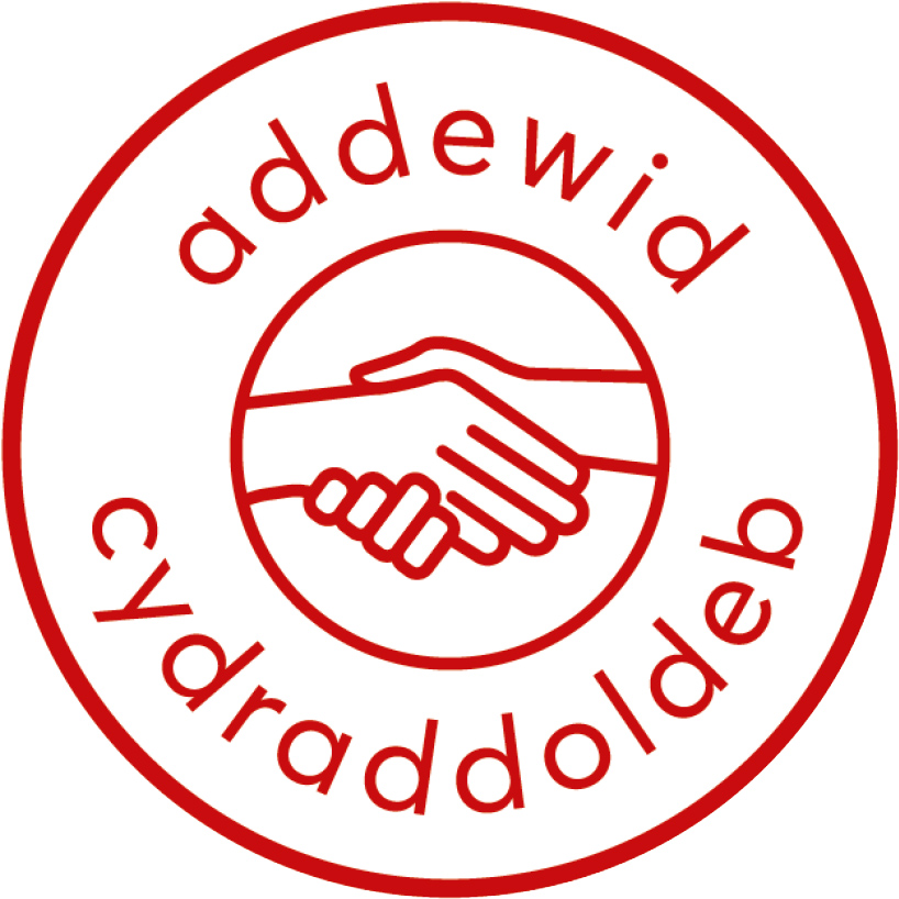 Pledge logo Welsh