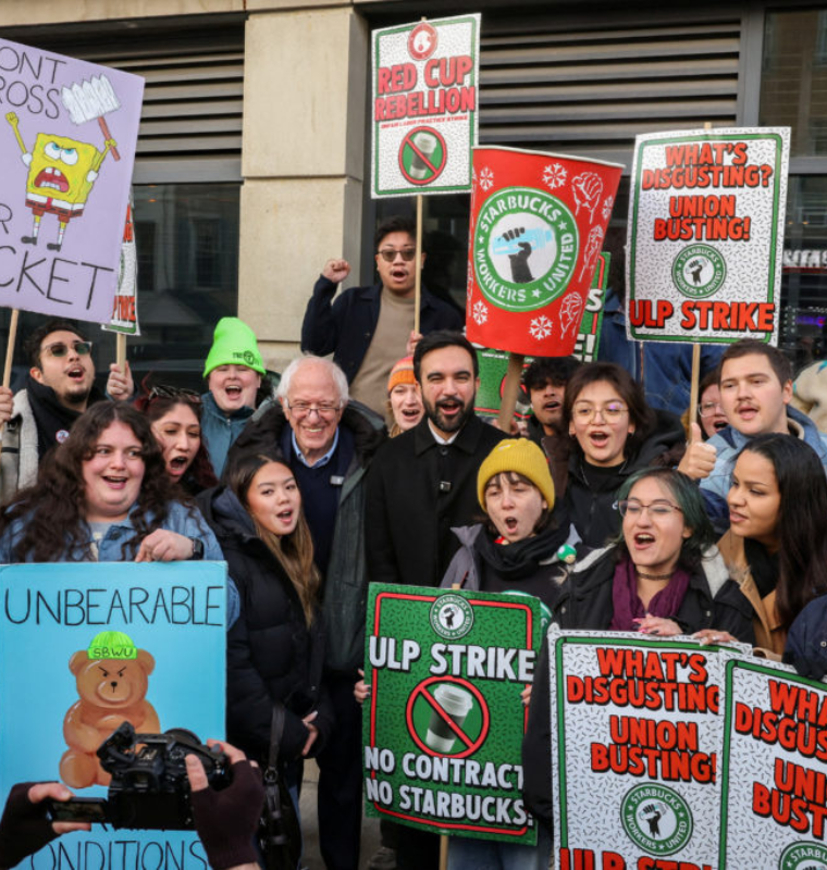 Starbucks Workers Extend Three-Week Strike With Major Rally in NYC