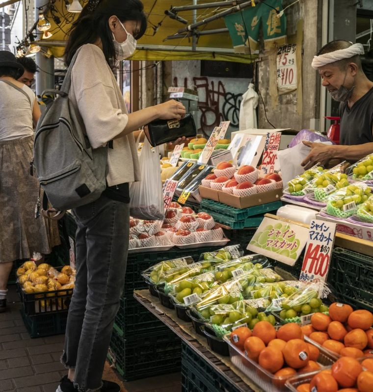 Japan’s Inflation Cools Further as Price Growth Falls Below Central Bank Target