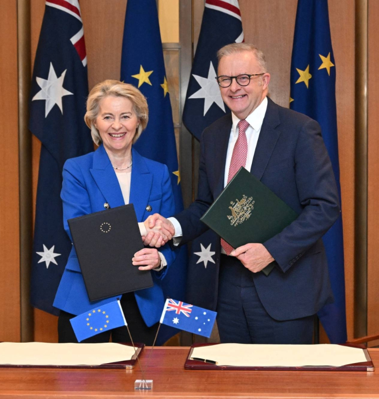 EU and Australia Finalize Landmark Trade Pact to Cut Tariffs and Secure Critical Supply Chains