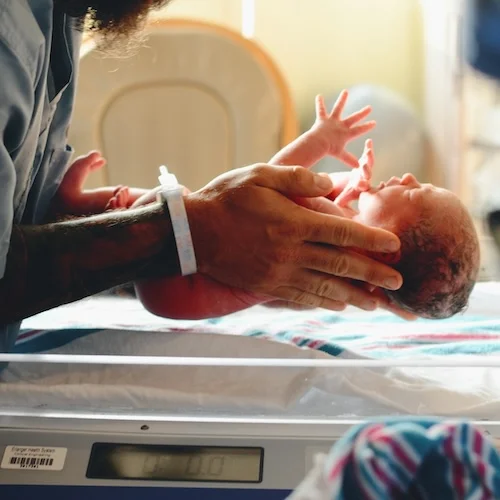 Osteopathiebehandlung Baby