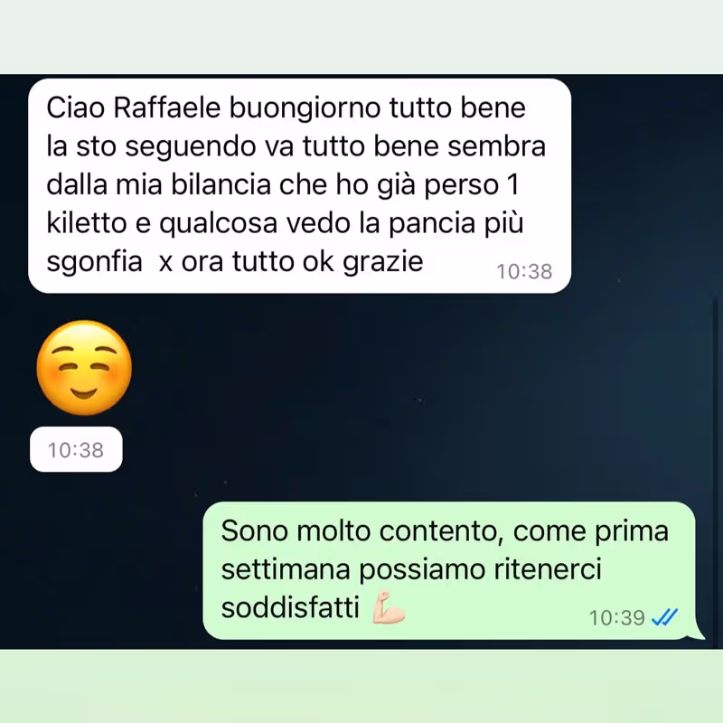 Testimonianza di benessere con il Metodo Prota