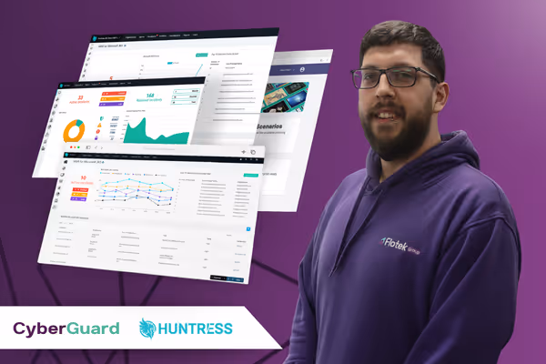 CyberGuard managed detection and response security dashboard