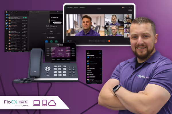 FloCX Pro Ai unified communications platform with AI-powered collaboration