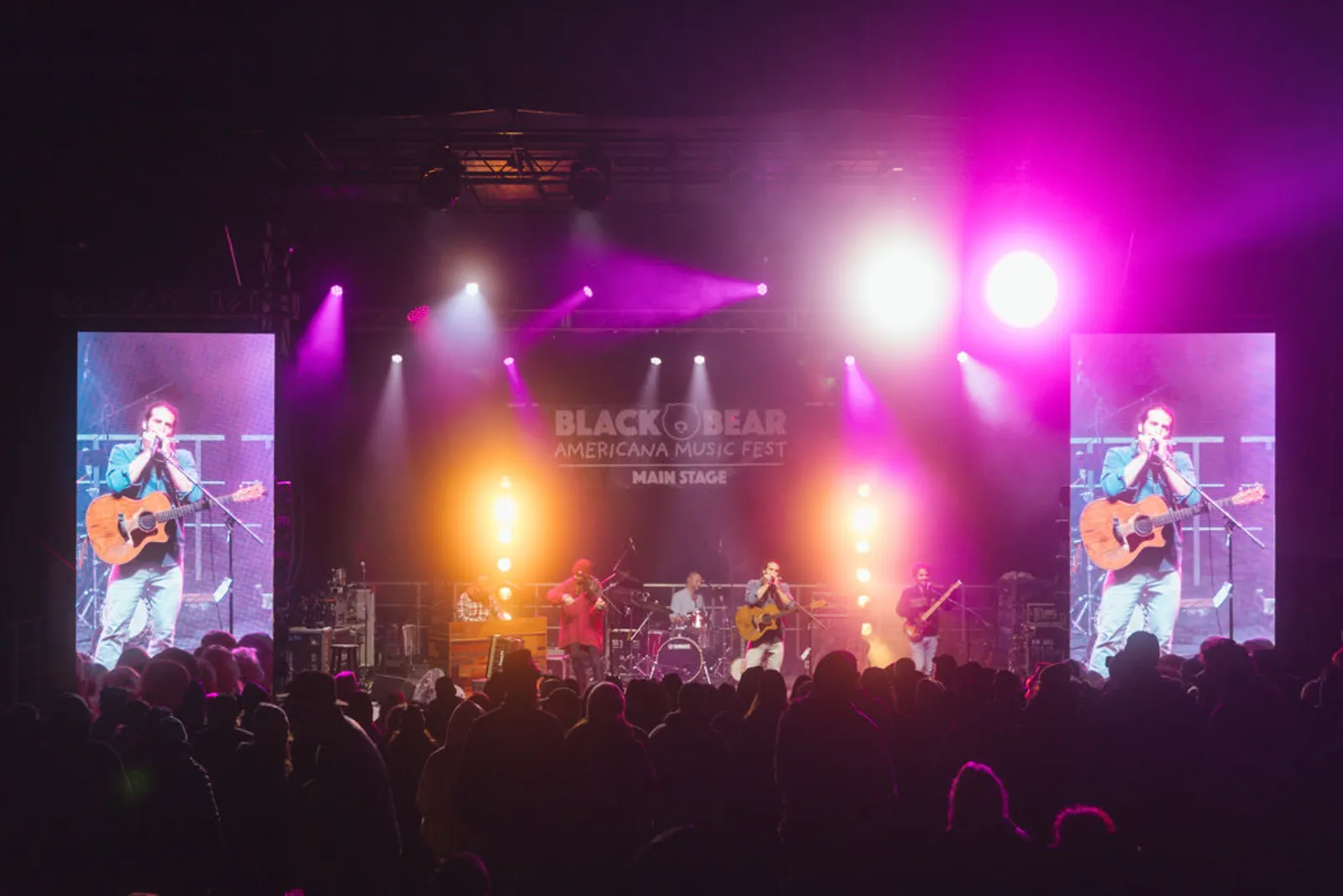 Musicians performing at Black Bear Music Fest
