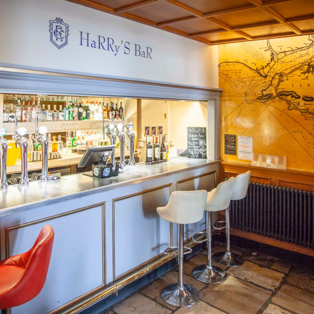 A traditional bar with a good selection of drinks.