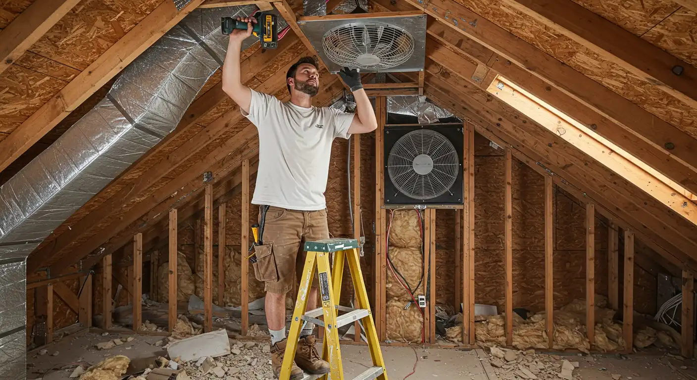 Attic Fan Installation