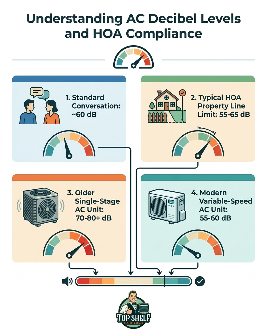 Understanding AC Decibel Levels and HOA Compliance