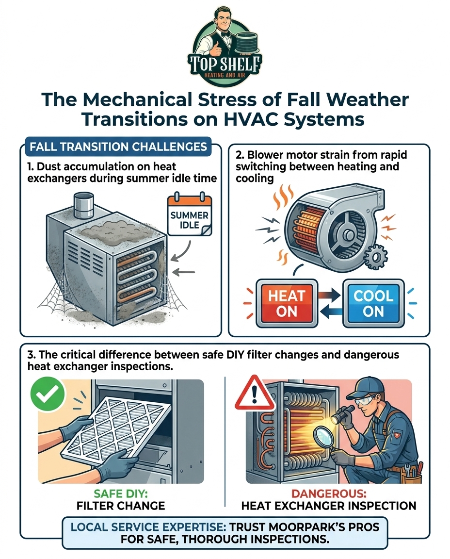 The Mechanical Stress of Fall Weather Transitions on HVAC Systems