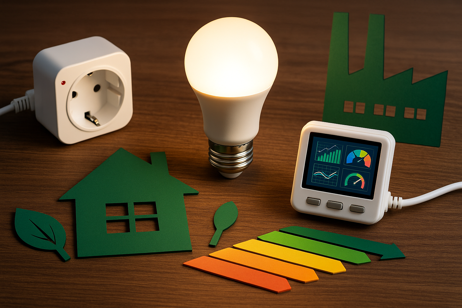 A light bulb and a lightbulb next to cut out paper cutoutsAI-generated content may be incorrect.