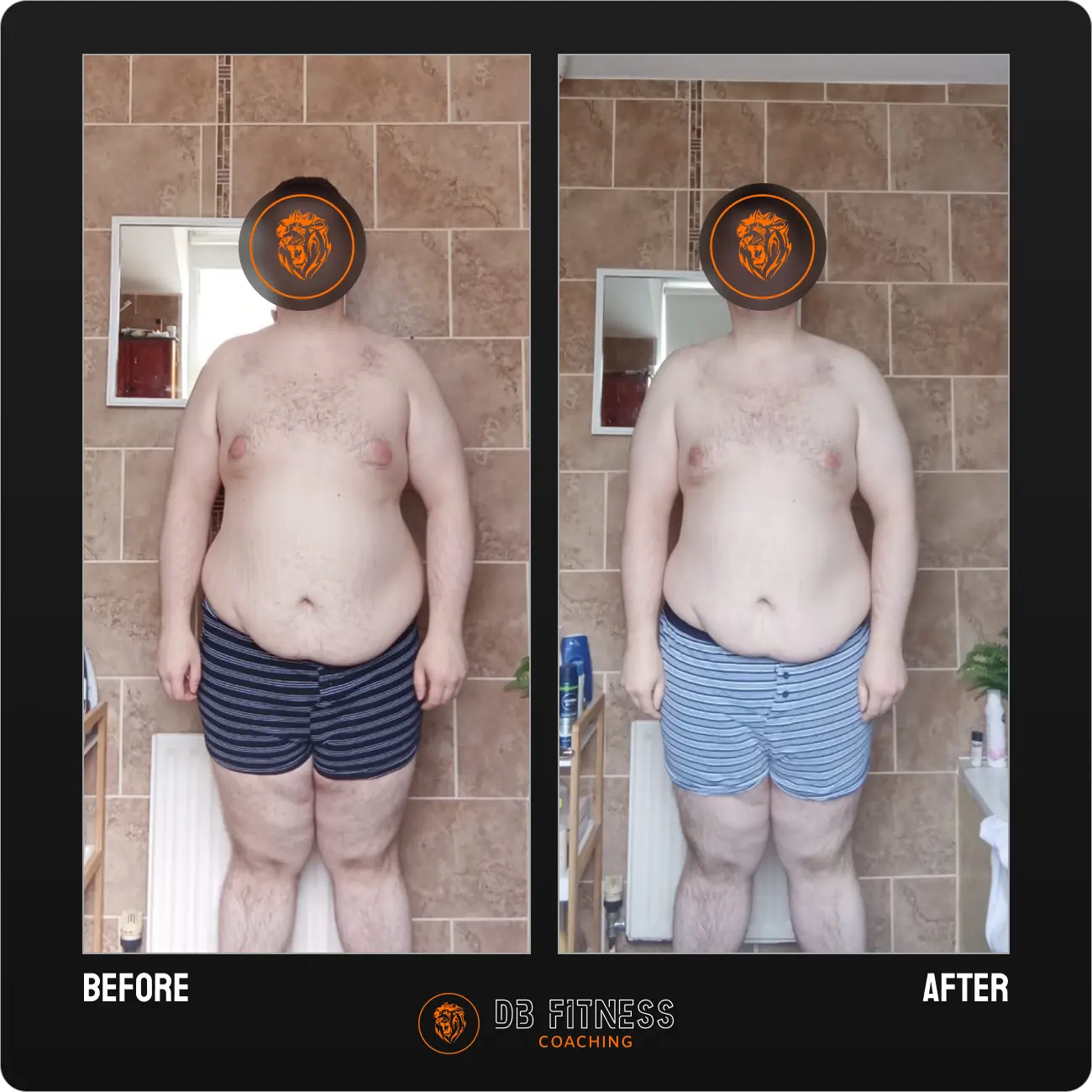 1:1 coaching client Lee transformation