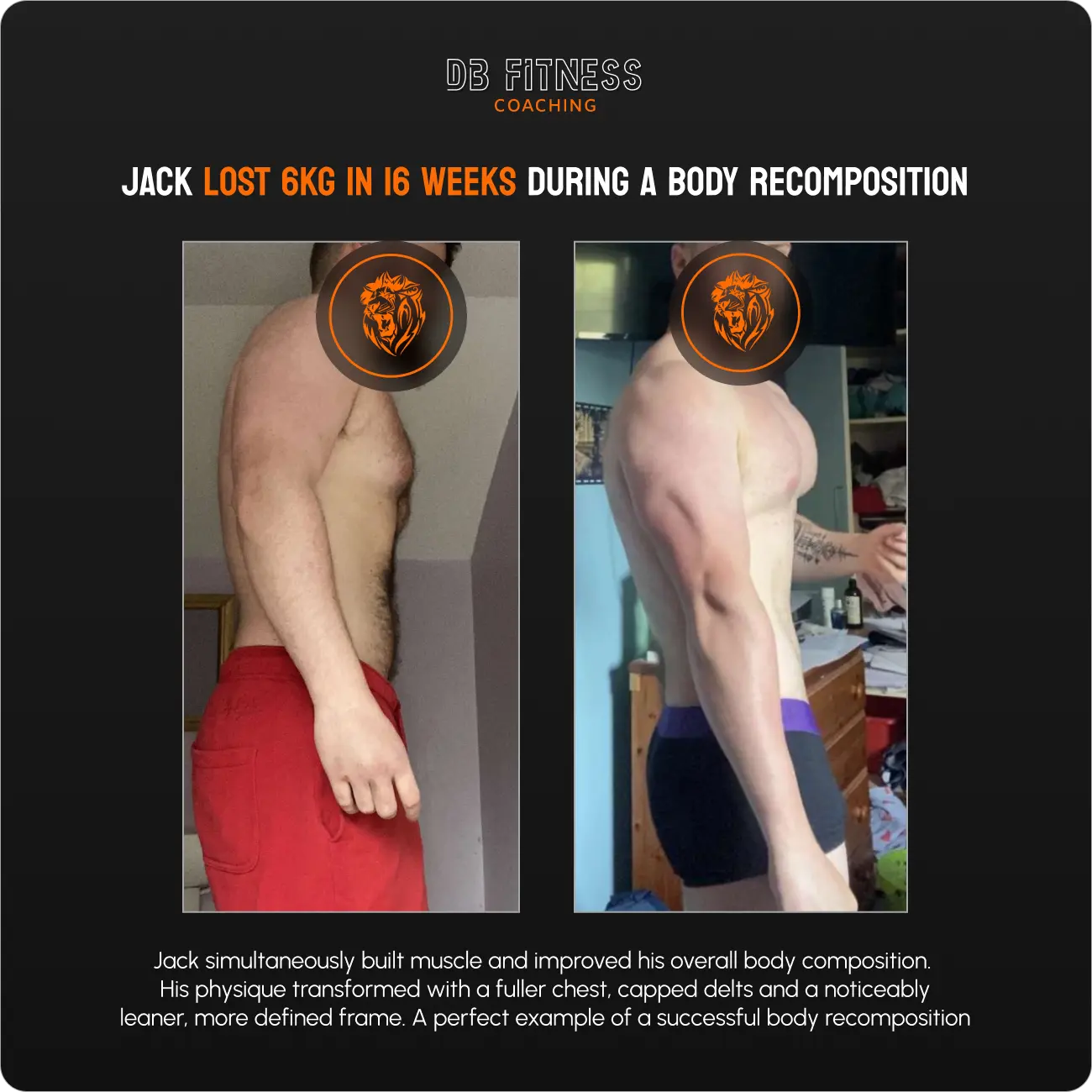 1:1 coaching client Jack transformation
