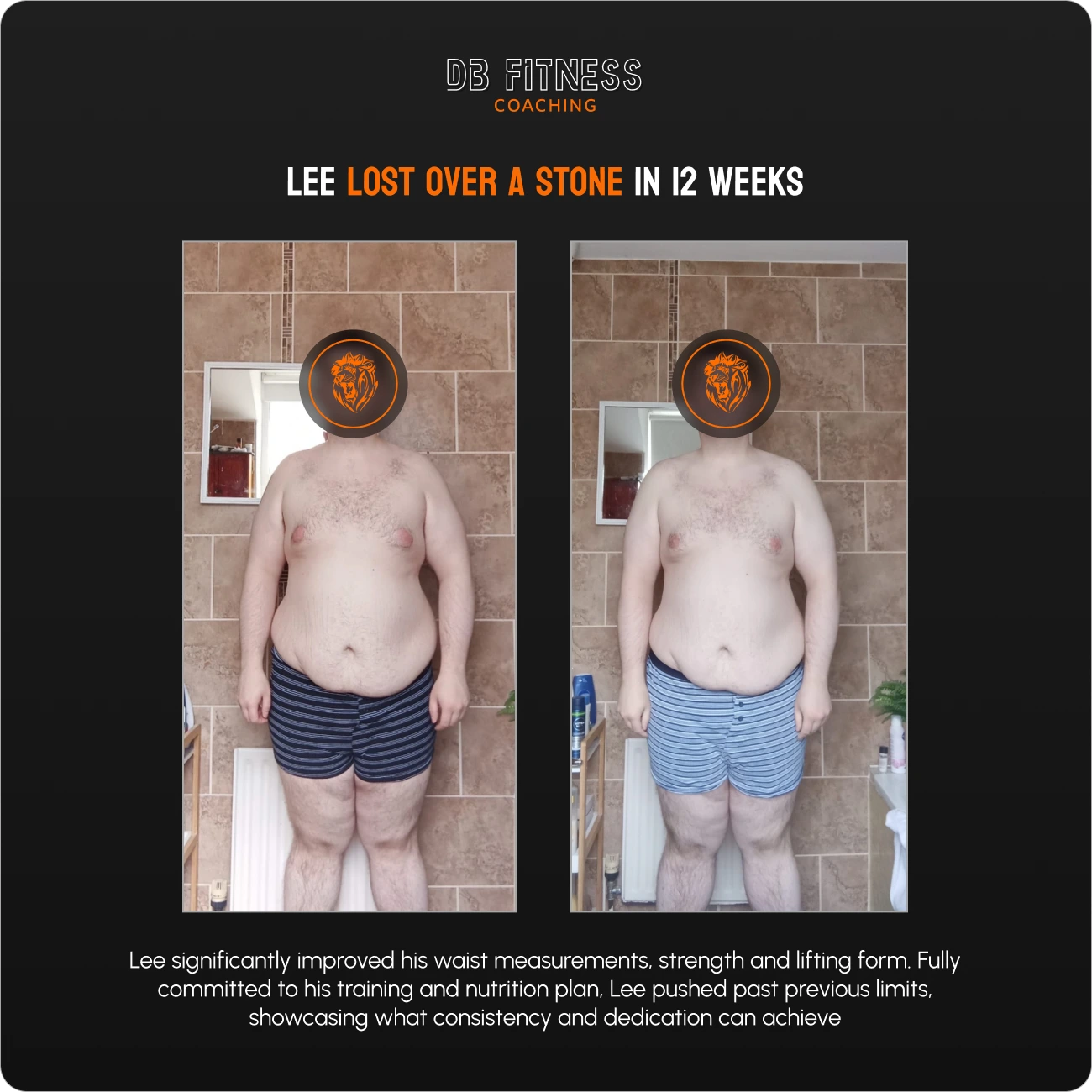 1:1 Coaching client Lee