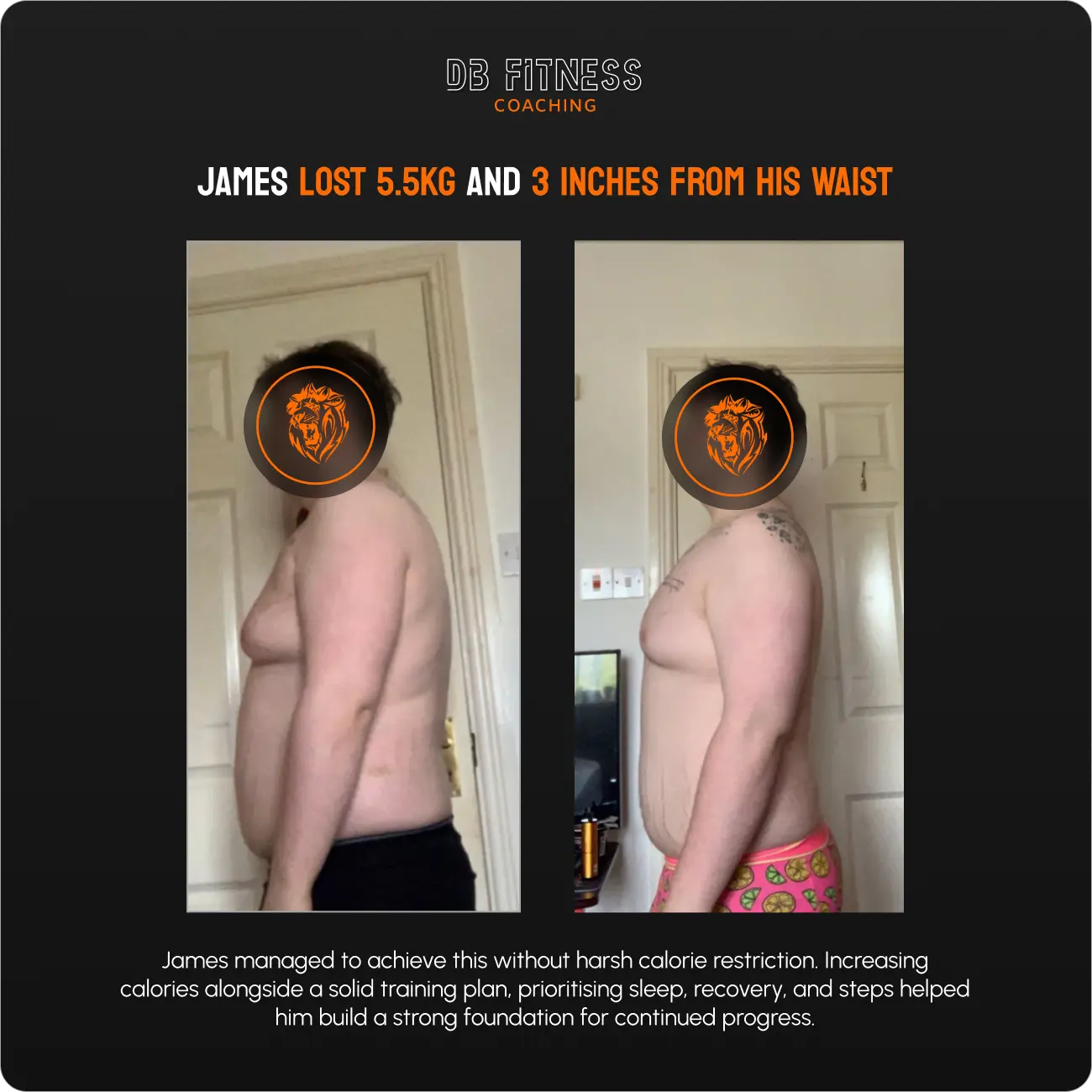 1:1 Coaching client James