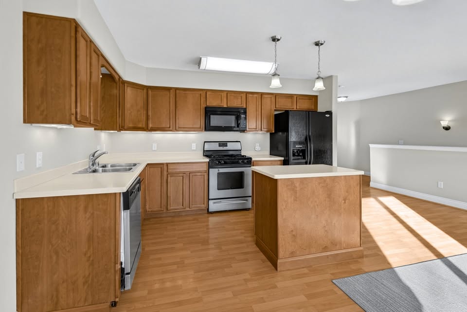 Kitchen in an East 56th 2-car garage unit