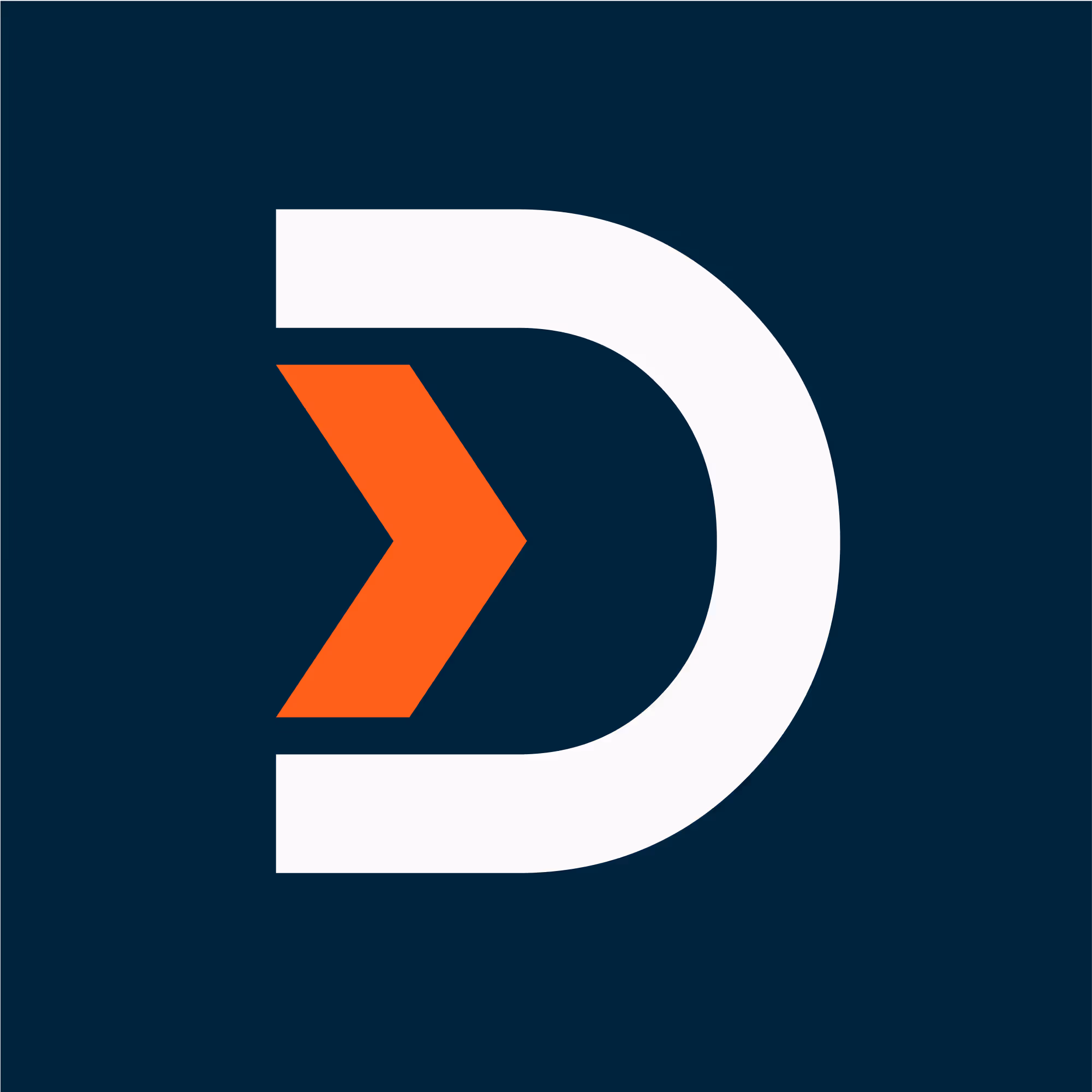 DSQ discovery logomark(deep blue background color)