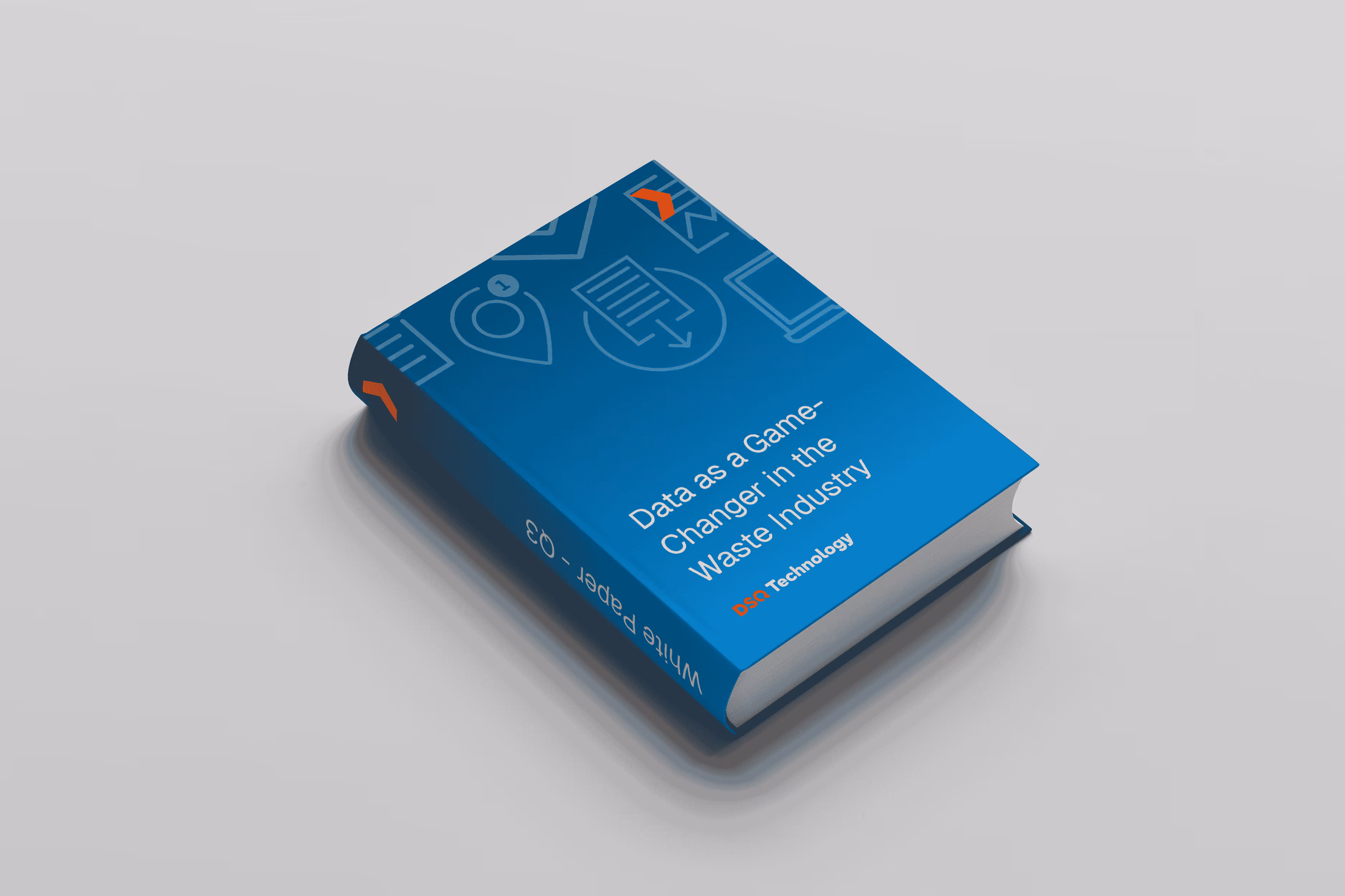 a deep blue colored book 