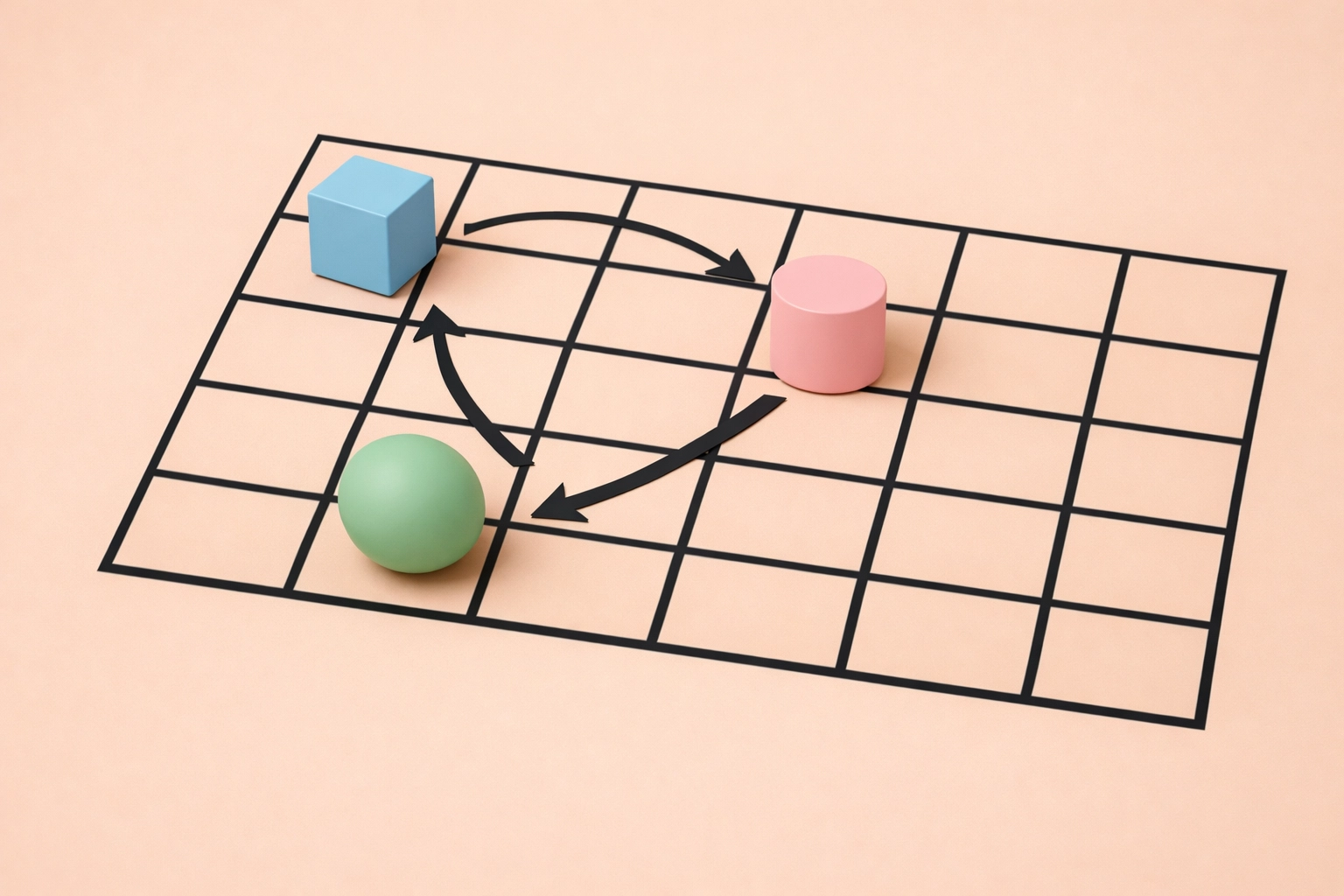 Weekly UGC creative testing cycle showing continuous iteration and optimization process