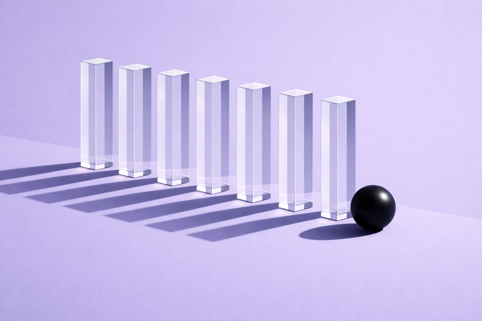 Seven pillars representing a structured 7-day testing framework for scaling Meta Ads campaigns.