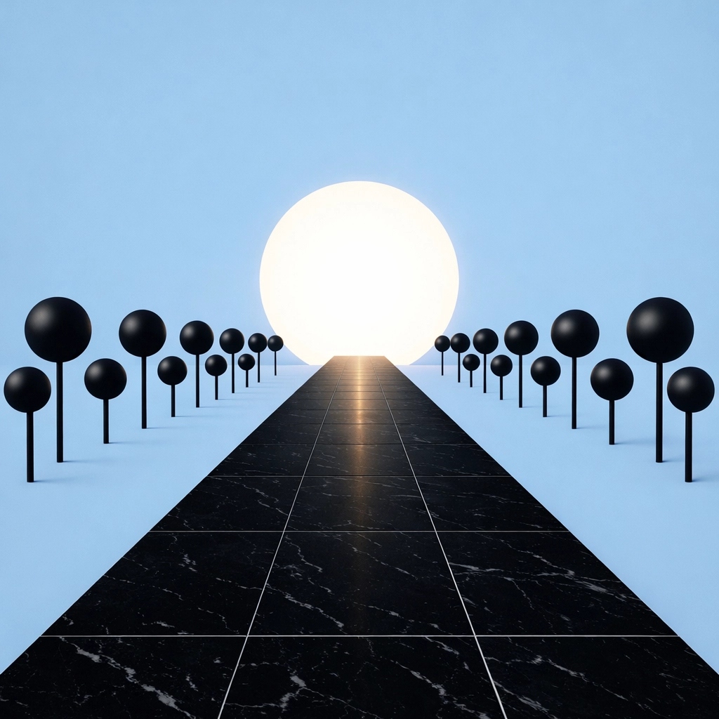 A clear path leading to a horizon representing predictable growth with a growth consultant.