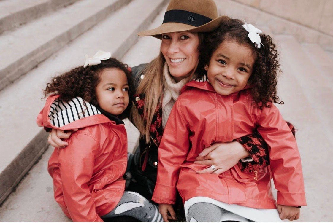 Diamond Truong with her two cute little daughters