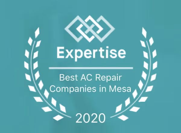 Expertise award badge for best AC repair companies in Mesa, 2020