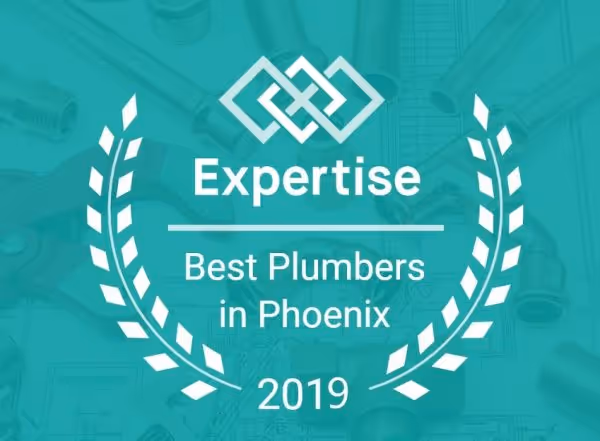 Expertise award badge for Best Plumbers in Phoenix in 2019