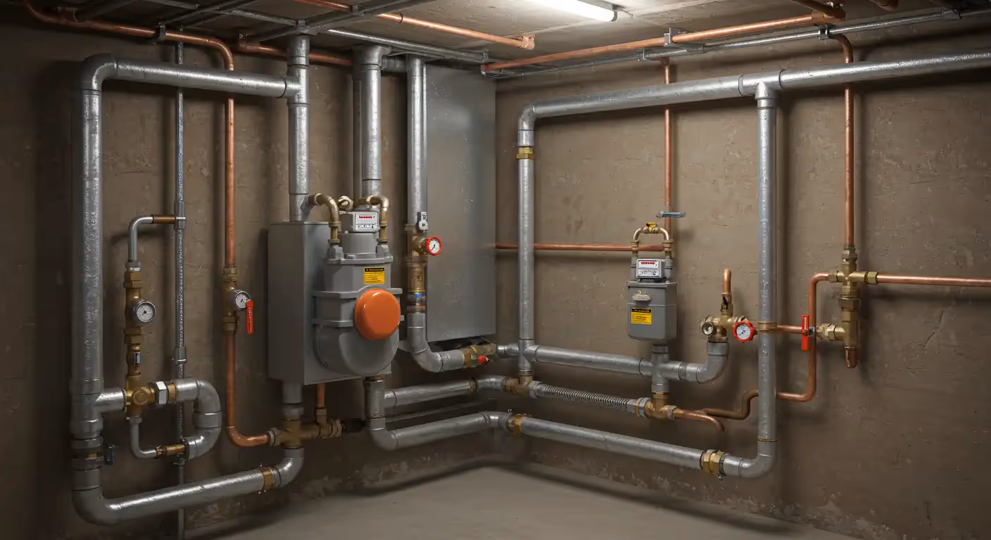 Residential Gas Piping Services | The Cooling & Plumbing Co.