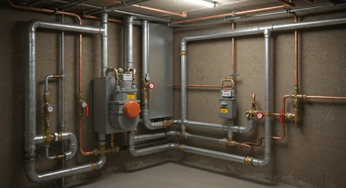 Residential Gas Piping Services | The Cooling & Plumbing Co.