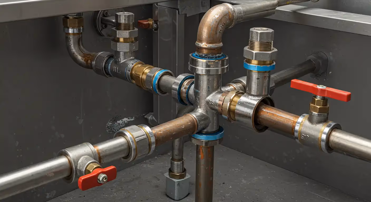 Commercial Gas Piping Repairs | The Cooling & Plumbing Co.