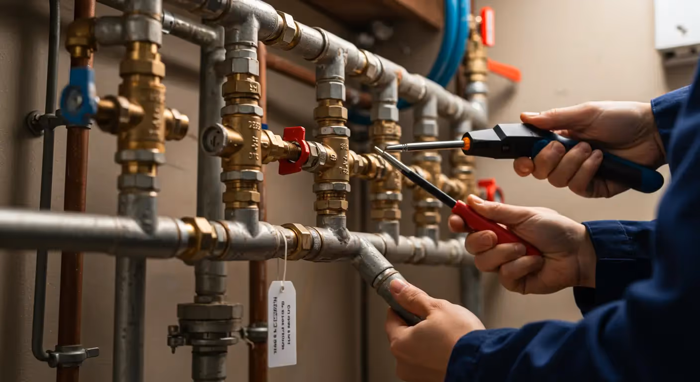 Residential Gas Piping Inspections | The Cooling & Plumbing Co.