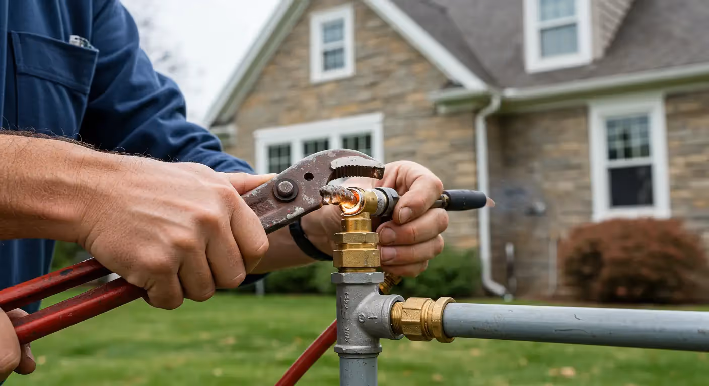 Residential Gas Piping Repair | The Cooling & Plumbing Co.