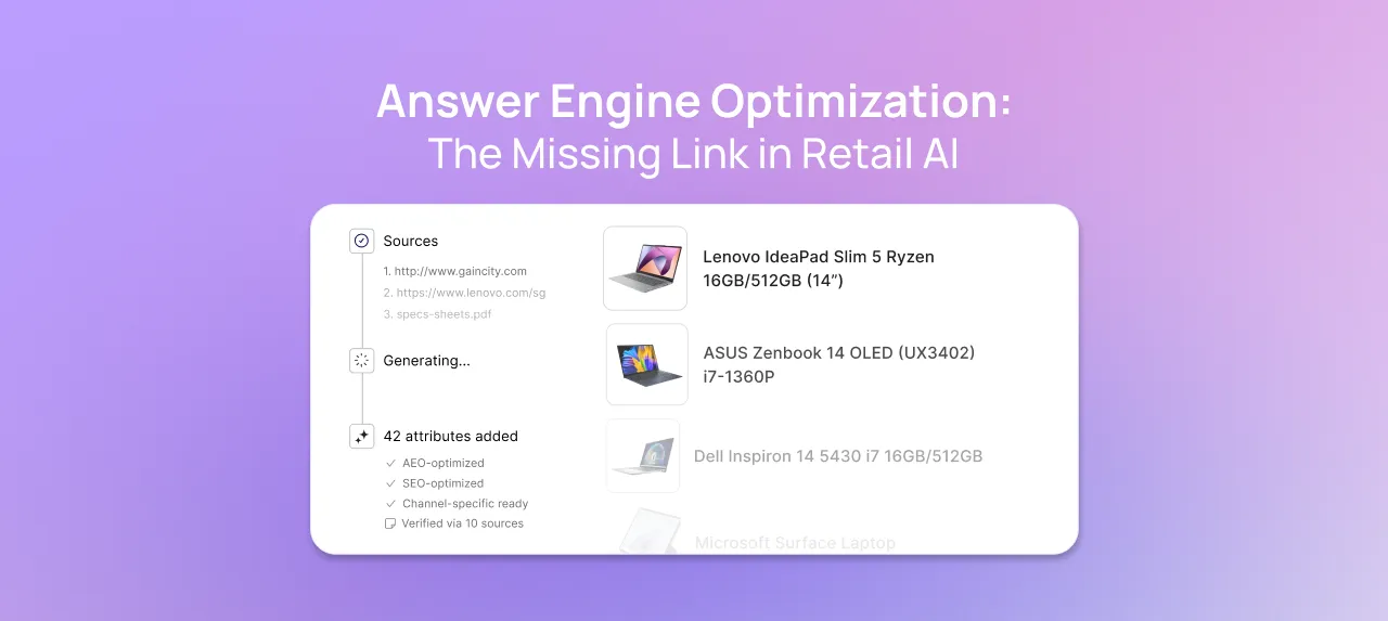 Answer Engine Optimization: The Missing Link in Retail AI