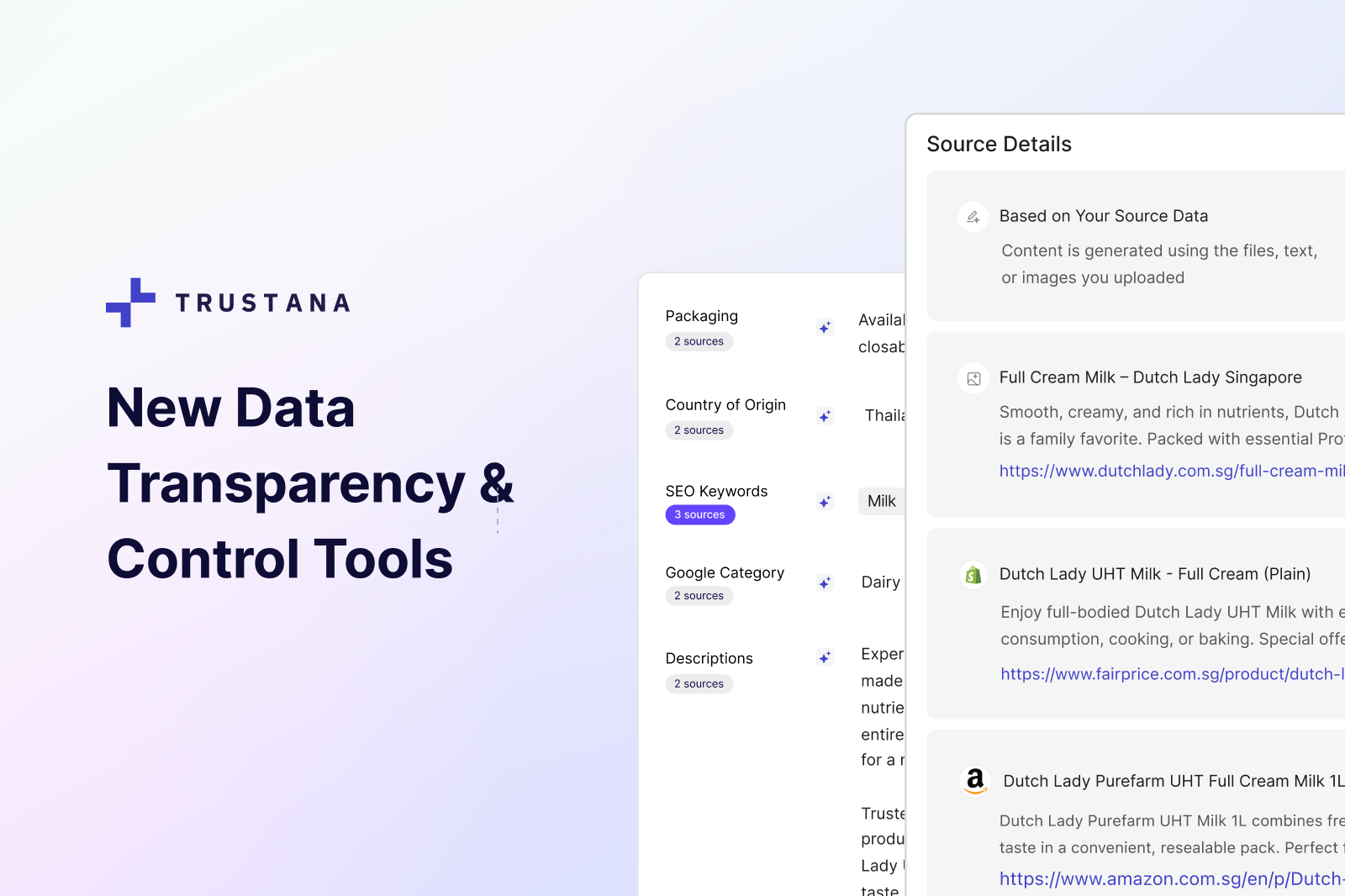 New Data Transparency & Control Tools